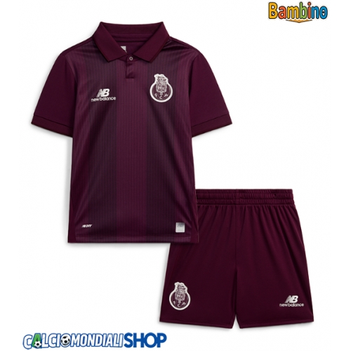 Maglie da calcio Porto Seconda Maglia Bambino 2026-27 Manica Corta + Pantaloni corti)
